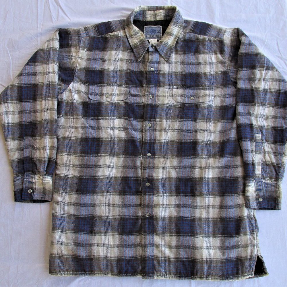 American Hero Insulated Flannel Shirt/Jack Size XL